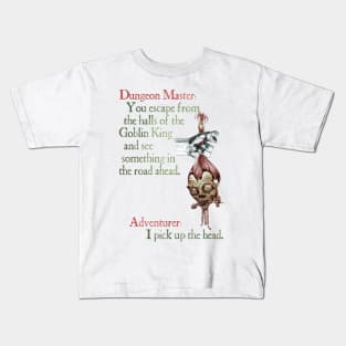 Dungeons And Dragons - Pick Up The Head Kids T-Shirt